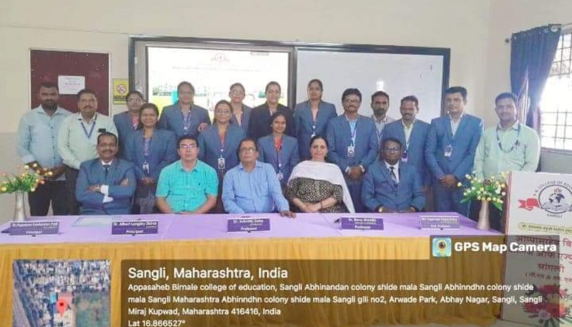 आप्पासाहेब बिरनाळे कॉलेज ऑफ एज्युकेशन, सांगली. येथे NAAC Peer Team Visit संपन्न *