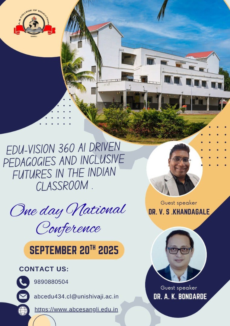 “आप्पासाहेब बिरनाळे कॉलेज ऑफ एज्युकेशन सांगली येथे एकदिवसीय राष्ट्रीय परिषदेचे यशस्वी आयोजन”